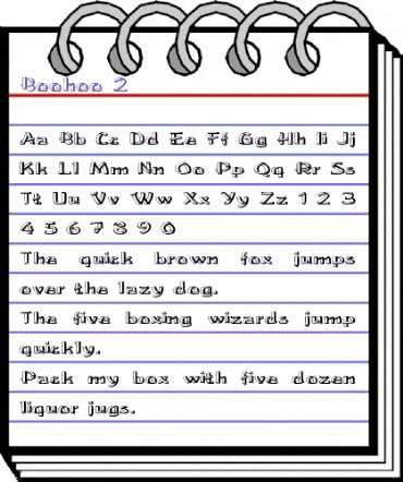 Boohoo 2 Regular animated font preview Boohoo 2 Regular animated font preview