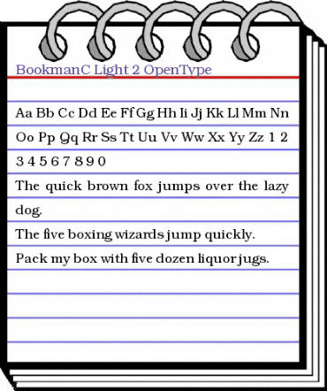 BookmanC Regular animated font preview BookmanC Regular animated font preview