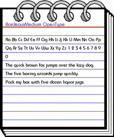 Bordeaux Medium animated font preview Bordeaux Medium animated font preview