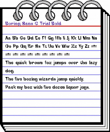Boring Sans C Trial Bold animated font preview Boring Sans C Trial Bold animated font preview