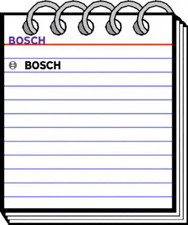 Boschschrift Regular animated font preview