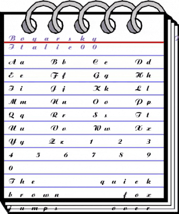 Boyarsky Bold Italic animated font preview Boyarsky Bold Italic animated font preview