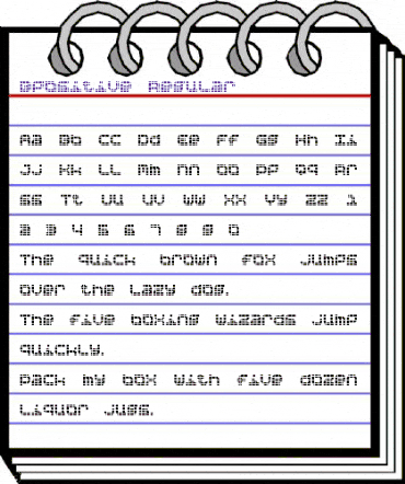 Bpositive Regular animated font preview Bpositive Regular animated font preview