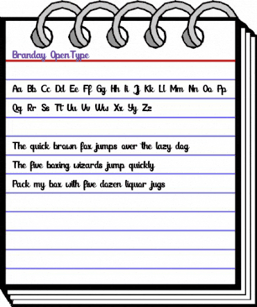 Branday Regular animated font preview Branday Regular animated font preview