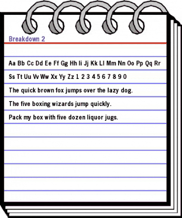 Breakdown 2 Bold animated font preview Breakdown 2 Bold animated font preview