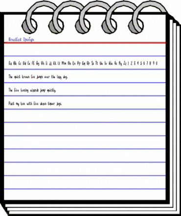 Breakfast Regular animated font preview