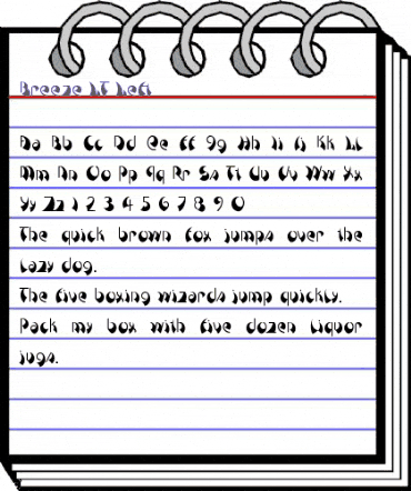 Breeze LT Regular animated font preview Breeze LT Regular animated font preview