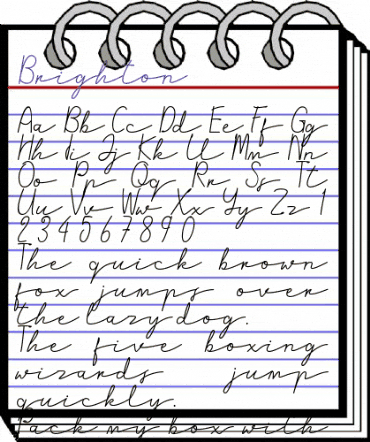 Brighton Regular animated font preview Brighton Regular animated font preview
