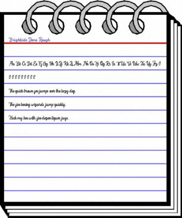 Brightside Demo Regular animated font preview