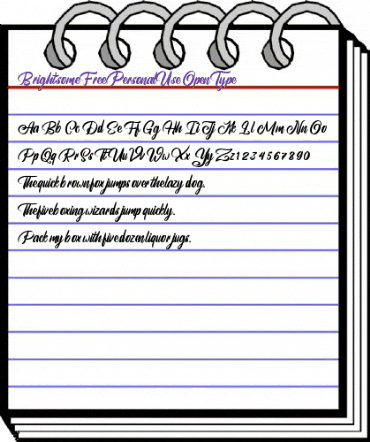 Brightsome Free Personal Use Regular animated font preview Brightsome Free Personal Use Regular animated font preview