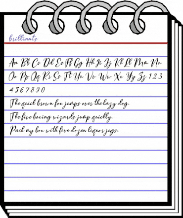 brilliants Regular animated font preview brilliants Regular animated font preview