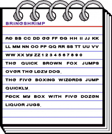 BrineShrimp Regular animated font preview BrineShrimp Regular animated font preview