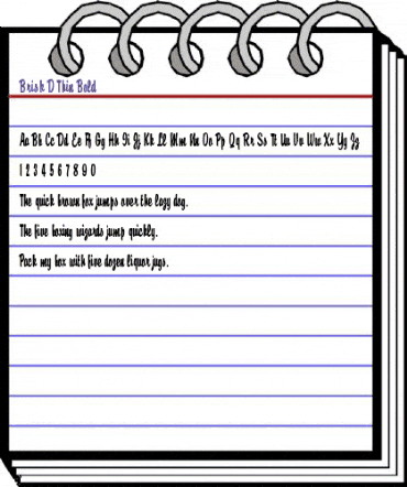 Brisk D Thin Bold animated font preview Brisk D Thin Bold animated font preview