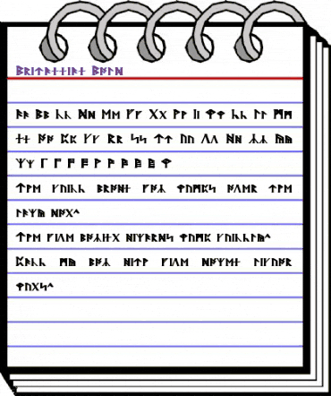 Britannian Bold animated font preview Britannian Bold animated font preview