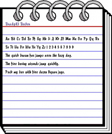 Brody43 Becker Regular animated font preview Brody43 Becker Regular animated font preview