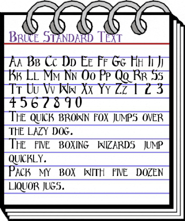 Bruce Regular animated font preview Bruce Regular animated font preview