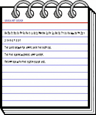 brush art design animated font preview brush art design animated font preview