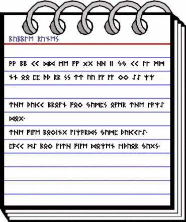 Bubble_Runes Medium animated font preview