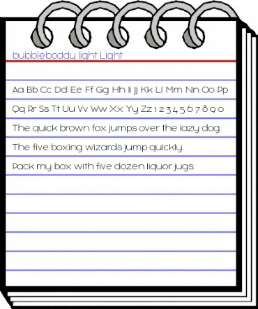 bubbleboddy light Light animated font preview bubbleboddy light Light animated font preview