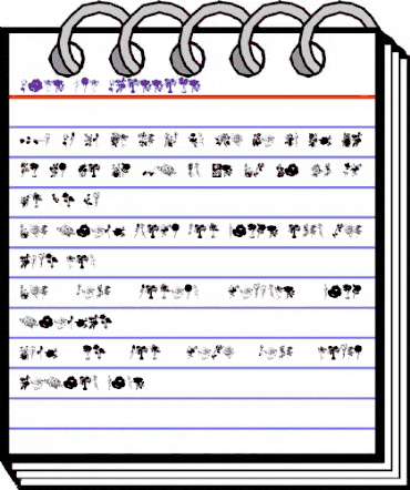 Buds and Blossoms Regular animated font preview Buds and Blossoms Regular animated font preview