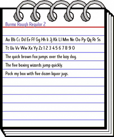Burma Rough Regular 2 animated font preview Burma Rough Regular 2 animated font preview