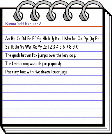 Burma Soft Regular 2 animated font preview Burma Soft Regular 2 animated font preview