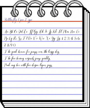 Buttherfly Regular animated font preview Buttherfly Regular animated font preview