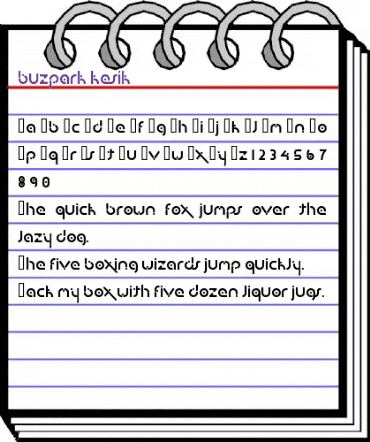 buzpark tr Turkish Regular animated font preview buzpark tr Turkish Regular animated font preview