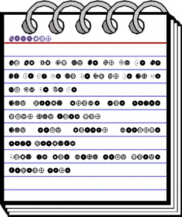 Buzzcog Regular animated font preview