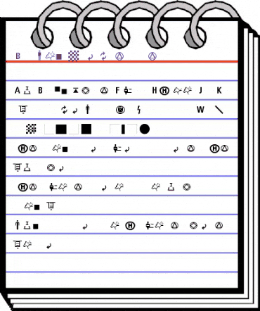 BVGPictZwo Regular animated font preview