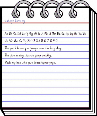 Caboge Regular animated font preview Caboge Regular animated font preview