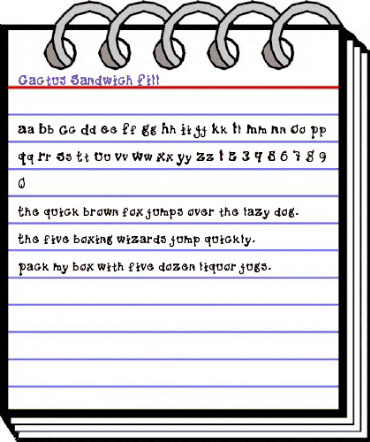 Cactus Sandwich Fill Regular animated font preview Cactus Sandwich Fill Regular animated font preview