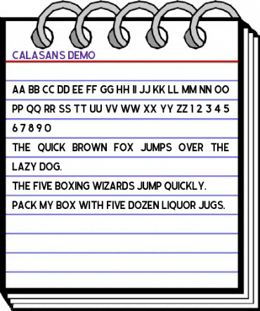 Calasans DEMO Regular animated font preview Calasans DEMO Regular animated font preview