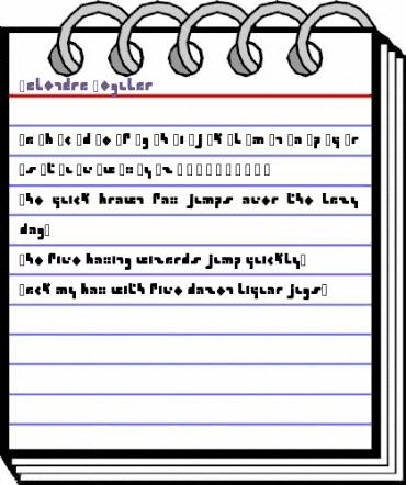 Calendra Regular animated font preview