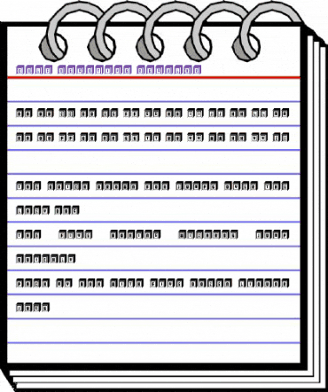 Calf Negative Regular animated font preview