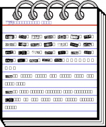 Californian cars Regular animated font preview Californian cars Regular animated font preview