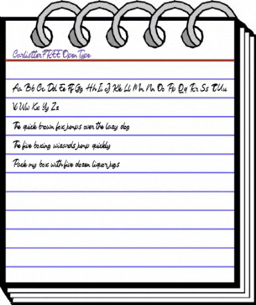 Carlistter FREE Regular animated font preview Carlistter FREE Regular animated font preview