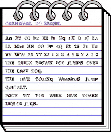 Brasil Regular animated font preview