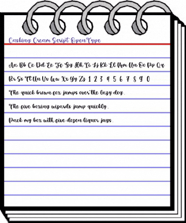 Casking Cream Script Regular animated font preview Casking Cream Script Regular animated font preview