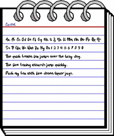 Castel Regular animated font preview Castel Regular animated font preview