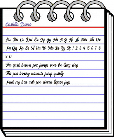 Castela Regular animated font preview Castela Regular animated font preview