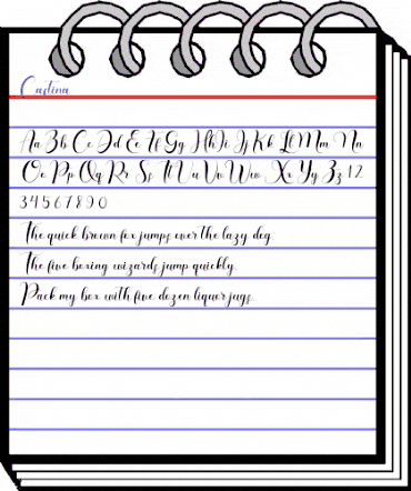 Castina Regular animated font preview Castina Regular animated font preview