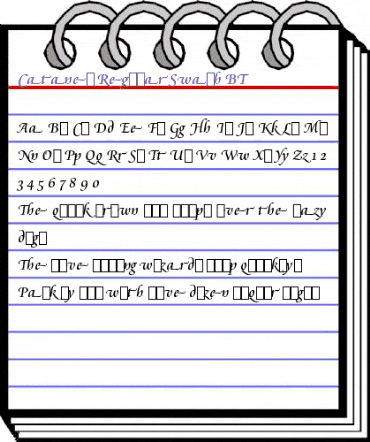 Cataneo Swash BT Regular Swash animated font preview Cataneo Swash BT Regular Swash animated font preview