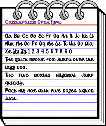 Catterpillar Regular animated font preview Catterpillar Regular animated font preview