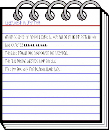 CattyLines Regular animated font preview