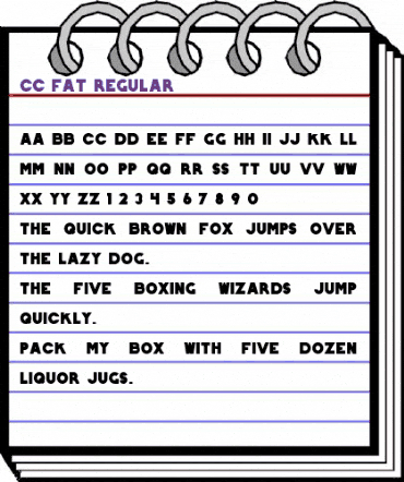 CC-Fat-Regular Regular animated font preview CC-Fat-Regular Regular animated font preview