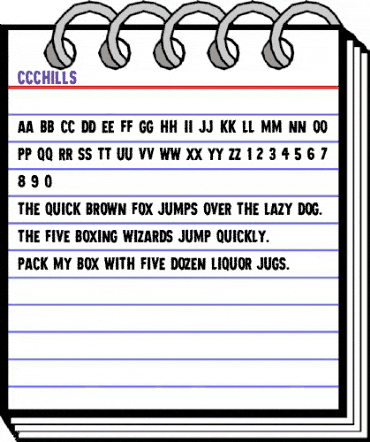 CCChills Medium animated font preview CCChills Medium animated font preview