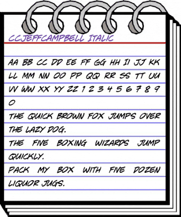 CCJeffCampbell Italic animated font preview CCJeffCampbell Italic animated font preview