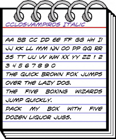 CCLosVampiros Medium Italic animated font preview CCLosVampiros Medium Italic animated font preview