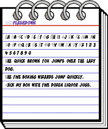 CCSplashdown Medium animated font preview CCSplashdown Medium animated font preview
